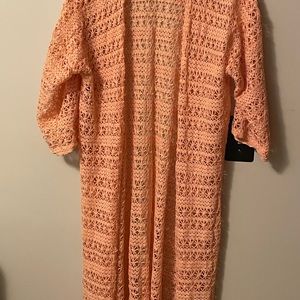 NWOT Peach Coverup